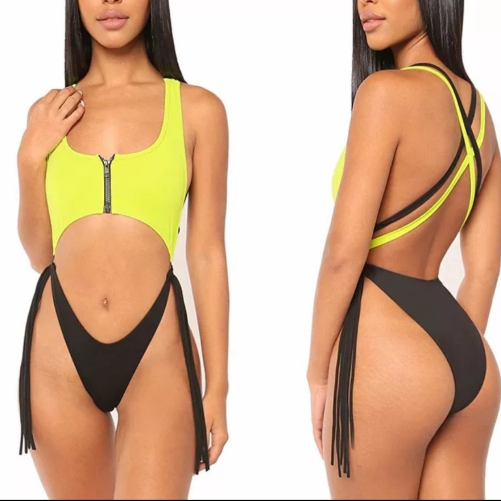 Brand new One piece high waist bathing suit